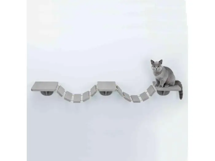 Escaladora de gato para pared gris topo 150x30 cm